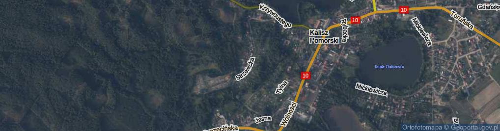 Zdjęcie satelitarne Strzelecka ul.